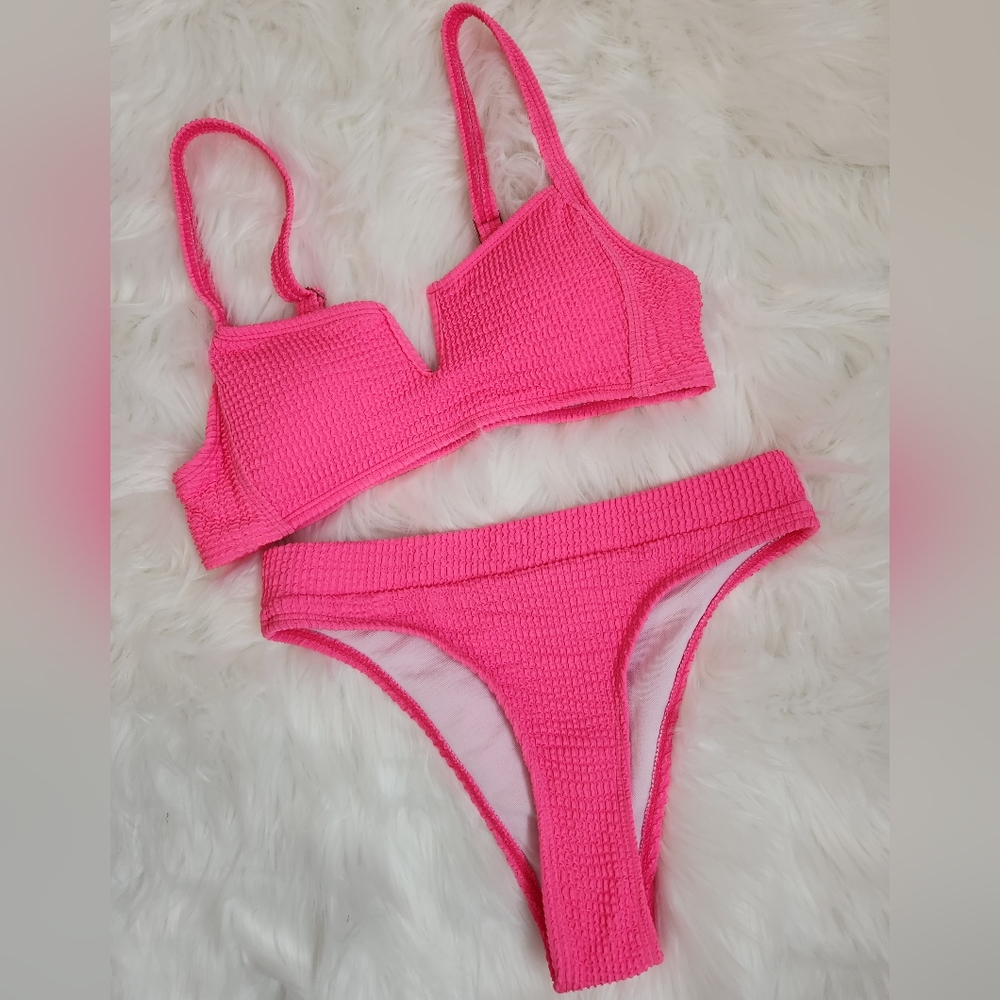 Shein high waisted bikini set
